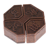 Maxbell 5pcs Chinese Lock Puzzle Metal Brain Teaser IQ Test Toys for Adults Children