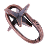 Maxbell 5pcs Chinese Lock Puzzle Metal Brain Teaser IQ Test Toys for Adults Children