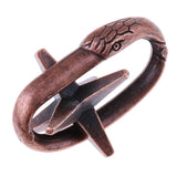 Maxbell 5pcs Chinese Lock Puzzle Metal Brain Teaser IQ Test Toys for Adults Children