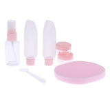 Maxbell Maxbell Portable Make Up Spray Bottle Refillable Empty Case with Facial Puff - Pink