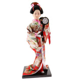 Maxbell 2Pcs Japanese Geisha Kimono Doll Ornaments Crafts Home Table Decoration Gift