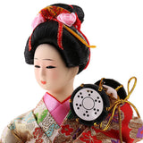 Maxbell 2Pcs Japanese Geisha Kimono Doll Ornaments Crafts Home Table Decoration Gift