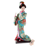 Maxbell 2Pcs Japanese Geisha Kimono Doll Ornaments Crafts Home Table Decoration Gift