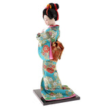 Maxbell 2Pcs Japanese Geisha Kimono Doll Ornaments Crafts Home Table Decoration Gift
