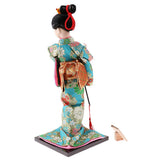 Maxbell 2Pcs Japanese Geisha Kimono Doll Ornaments Crafts Home Table Decoration Gift