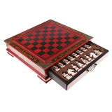 Maxbell High-end Vintage Chinese Terracotta Warriors Chess Board Games Set Gift for Friends Family - Aladdin Shoppers