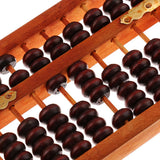 Maxbell Maxbell 9 Rows Vintage Chinese Wooden Bead Arithmetic Abacus with Box Calculator Counting Collection