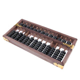 Maxbell Maxbell 13 Rows Vintage Chinese Wooden Bead Arithmetic Abacus with Box Ancient Calculator Counting Collection