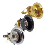 Maxbell 6.35mm 1/4" Jack Plug Socket Output Plate w/ Pickup Cover for TL Guitar Gold