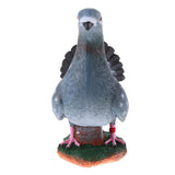 Maxbell 3Pcs Animal Garden Sculpture Resin Dove Home Craft Ornament Dove Decor