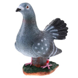 Maxbell 3Pcs Animal Garden Sculpture Resin Dove Home Craft Ornament Dove Decor