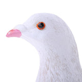 Maxbell 3Pcs Animal Garden Sculpture Resin Dove Home Craft Ornament Dove Decor