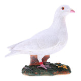 Maxbell 3Pcs Animal Garden Sculpture Resin Dove Home Craft Ornament Dove Decor
