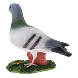 Maxbell 3Pcs Animal Garden Sculpture Resin Dove Home Craft Ornament Dove Decor