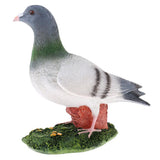 Maxbell 3Pcs Animal Garden Sculpture Resin Dove Home Craft Ornament Dove Decor