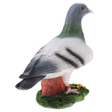Maxbell 3Pcs Animal Garden Sculpture Resin Dove Home Craft Ornament Dove Decor
