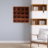 Maxbell Wall Mounted Storage Cabinet Shelf Home Organizer Rack+Storage Basket