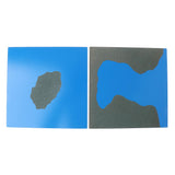 Maxbell Maxbell Montessori Sandpaper Geography Cards+Globe of Land&Water for Children Kids