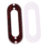 Maxbell 3Pieces Pickup Frame Mounting Ring+2Pieces Humbucker Pickup Cover for Guitar