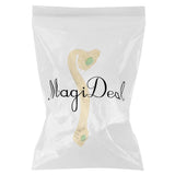 Maxbell 3xGolden Fengshui Ruyi Ru Yi Scepter for Home Office Decoration