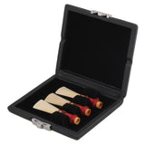 Maxbell Portable Black PU Leather Oboe Bassoon Reed Protective Case Holder for 3pcs Reeds Woodwind Accessory - Aladdin Shoppers