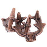 Bull/Grid Lock Puzzle Classic Metal Brain Teaser IQ Test Toy for Adult Child