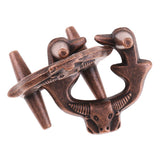 Bull/Grid Lock Puzzle Classic Metal Brain Teaser IQ Test Toy for Adult Child