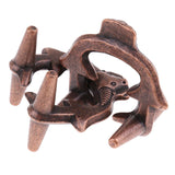 Bull/Grid Lock Puzzle Classic Metal Brain Teaser IQ Test Toy for Adult Child