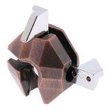 Maxbell 3pcs Chinese Lock Puzzle Metal Brain Teaser IQ Test Toys for Adults Children