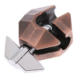 Maxbell 5pcs Chinese Lock Puzzle Metal Brain Teaser IQ Test Toys for Adults Children