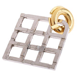 Bull/Grid Lock Puzzle Classic Metal Brain Teaser IQ Test Toy for Adult Child