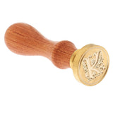 Maxbell Retro Sealing Wax Classic Initial Wax Seal Stamp Wooden Alphabet Letter K - Aladdin Shoppers