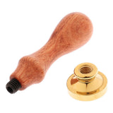Maxbell Retro Sealing Wax Classic Initial Wax Seal Stamp Wooden Alphabet Letter K - Aladdin Shoppers