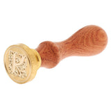 Maxbell Retro Sealing Wax Classic Initial Wax Seal Stamp Wooden Alphabet Letter K - Aladdin Shoppers