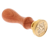 Maxbell Retro Sealing Wax Classic Initial Wax Seal Stamp Wooden Alphabet Letter Z - Aladdin Shoppers