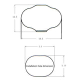 Maxbell 12 Pieces Tuning Pegs Machine Heads Knobs Handle for Guitar Parts