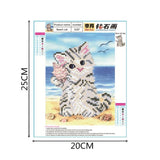 Maxbell DIY 5D Animal Diamond Painting Mosaic Embroidery Cross Stitch 20x25cm #1 - Aladdin Shoppers