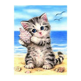 Maxbell DIY 5D Animal Diamond Painting Mosaic Embroidery Cross Stitch 20x25cm #1 - Aladdin Shoppers