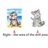 Maxbell DIY 5D Animal Diamond Painting Mosaic Embroidery Cross Stitch 20x25cm #1 - Aladdin Shoppers