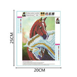 Maxbell DIY 5D Animal Diamond Painting Mosaic Embroidery Cross Stitch 20x25cm #2 - Aladdin Shoppers