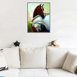 Maxbell DIY 5D Animal Diamond Painting Mosaic Embroidery Cross Stitch 20x25cm #2 - Aladdin Shoppers