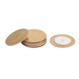 Maxbell 10 Pieces Piezo Elements Sounder Sensor Trigger Drum Disc DIY 35mm Copper - Aladdin Shoppers