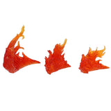 Maxbell 2 Pieces DIY Burning Flame Effect Action Figure Display Stand for