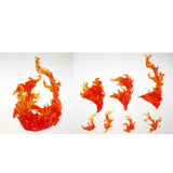 Maxbell 2 Pieces DIY Burning Flame Effect Action Figure Display Stand for