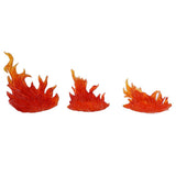 Maxbell 2 Pieces DIY Burning Flame Effect Action Figure Display Stand for