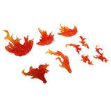 Maxbell 2 Pieces DIY Burning Flame Effect Action Figure Display Stand for