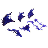 Maxbell 2 Pieces DIY Burning Flame Effect Action Figure Display Stand for