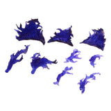 Maxbell 2 Pieces DIY Burning Flame Effect Action Figure Display Stand for