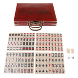 Maxbell Chinese Antique Mahjong Board Game 144 Mahjong in 23x16.2x4.5cm Wooden Box - Aladdin Shoppers