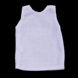 Maxbell 2pcs 1/6 Mens White Vest T-shirt Tops Sleeveless for 12'' Dragon Figures